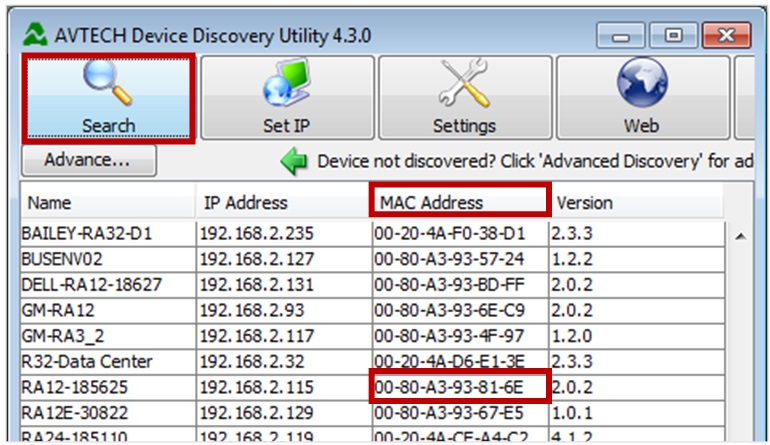 device discovery utility for mac