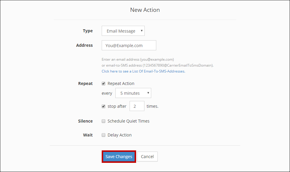 How To Add Additional Actions To Alerts In Your Account Video Avtech