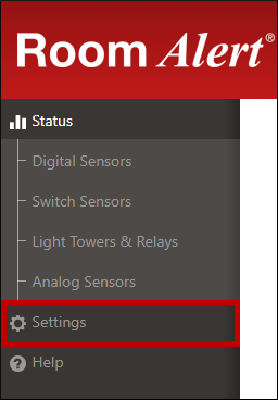 How To Access A Room Alert Monitor's Settings Pages - AVTECH