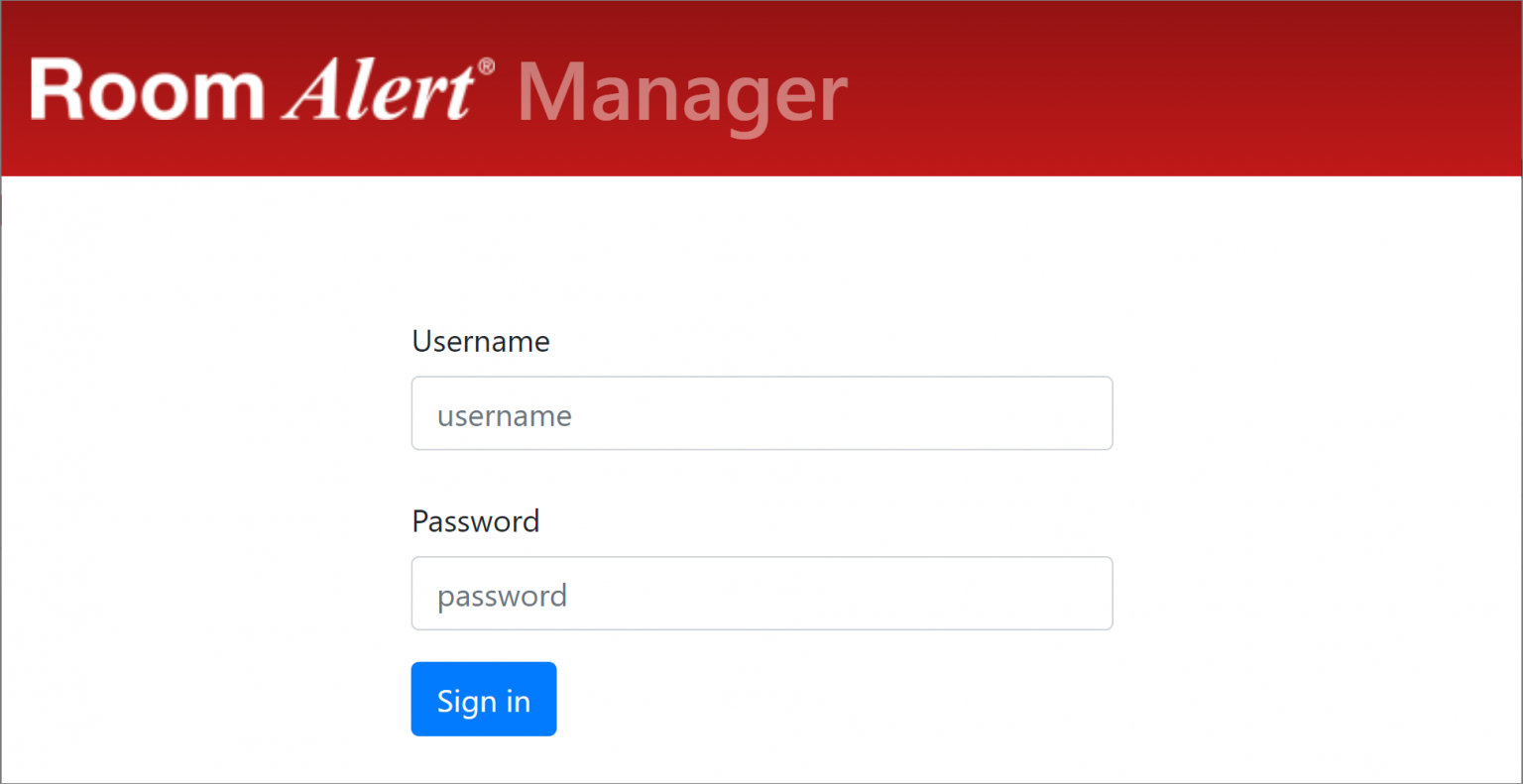 RAM_Log_in_Page AVTECH