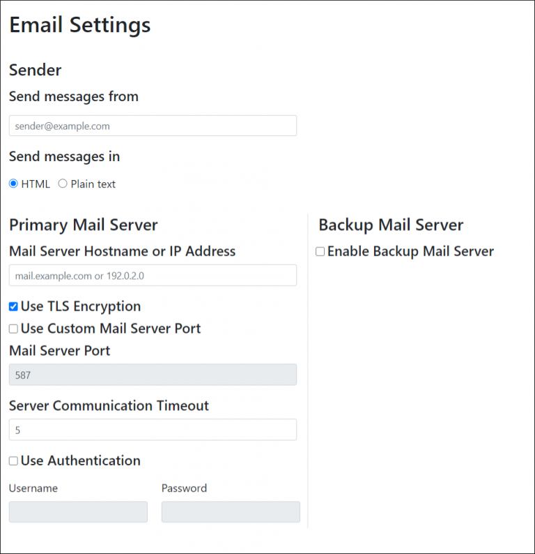 How To Set Up Email In Room Alert Manager AVTECH
