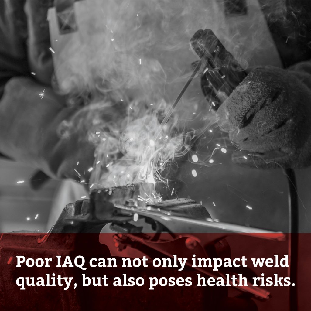 Graphic stating that poor IAQ can pose serious health risks.