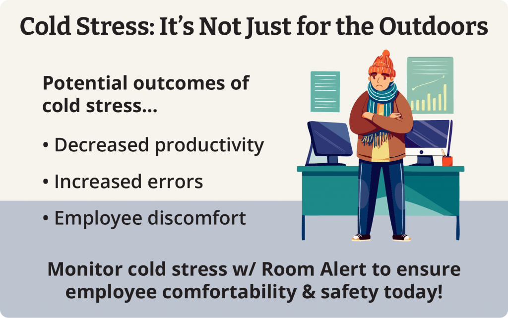 Infographic highlighting the potential outcomes of cold stress