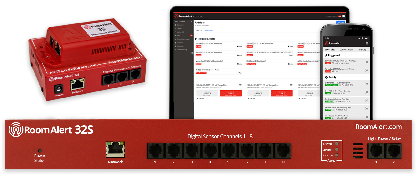 Room Alert Pro Monitor Products