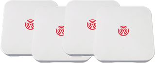Three Room Alert MAX Base Stations with a fourth free